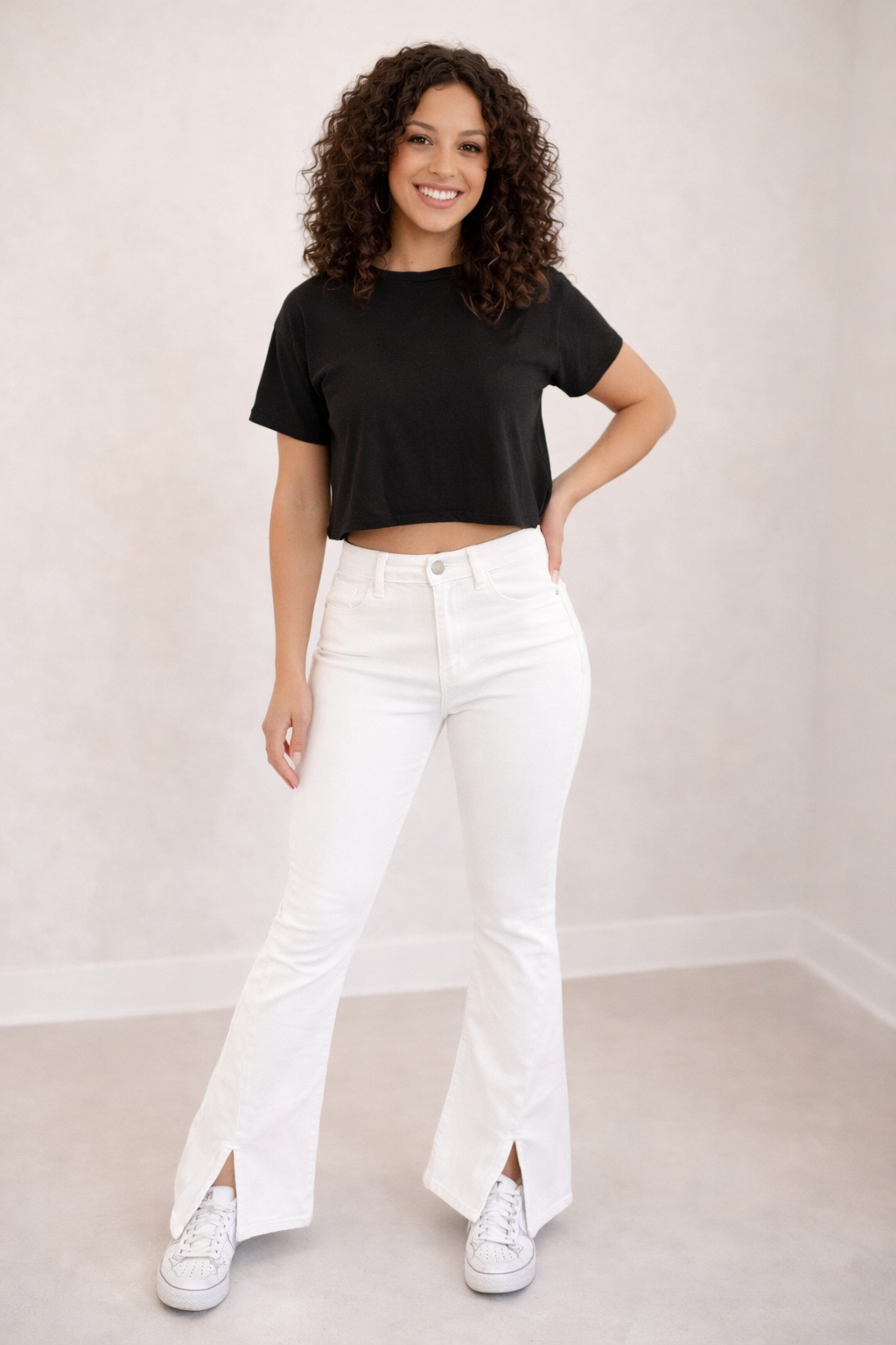 Spencer Split Hem Bells - Girl Code Couture