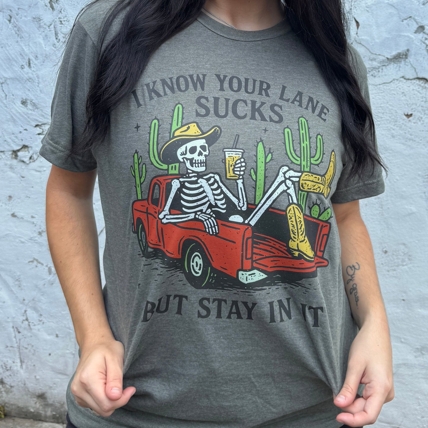 Stay In Your Lane Graphic Tee