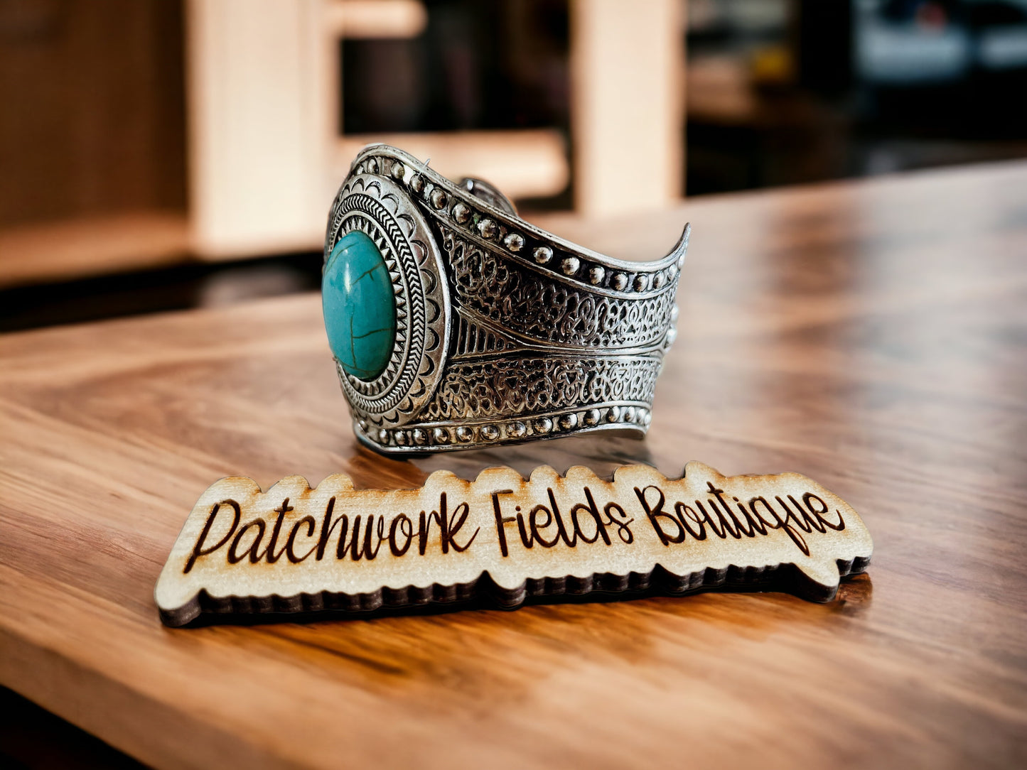 Turquoise Statement Cuff Bracelet