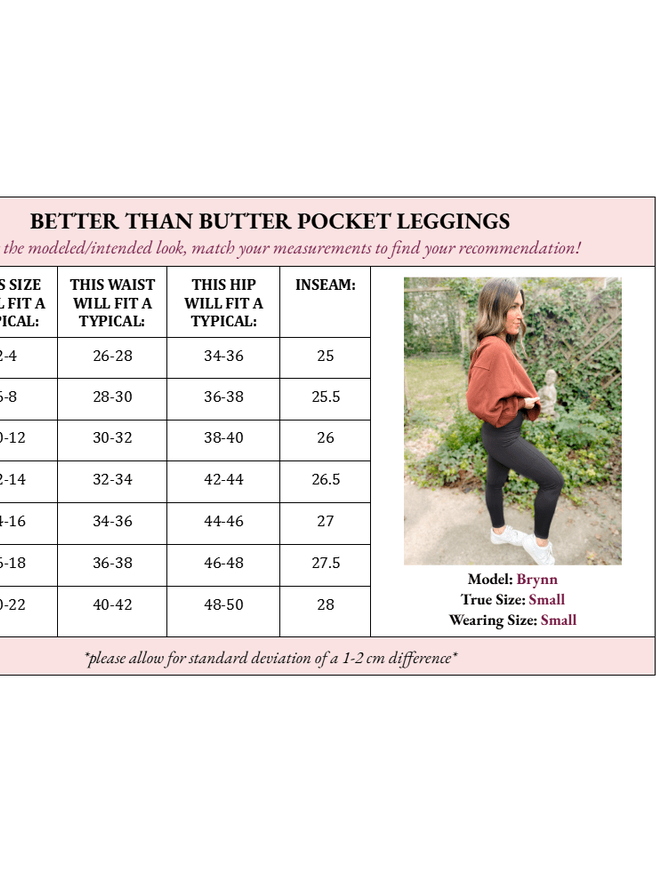 Bella “Better than Butter" Straight Leg Legging - Girl Code Couture