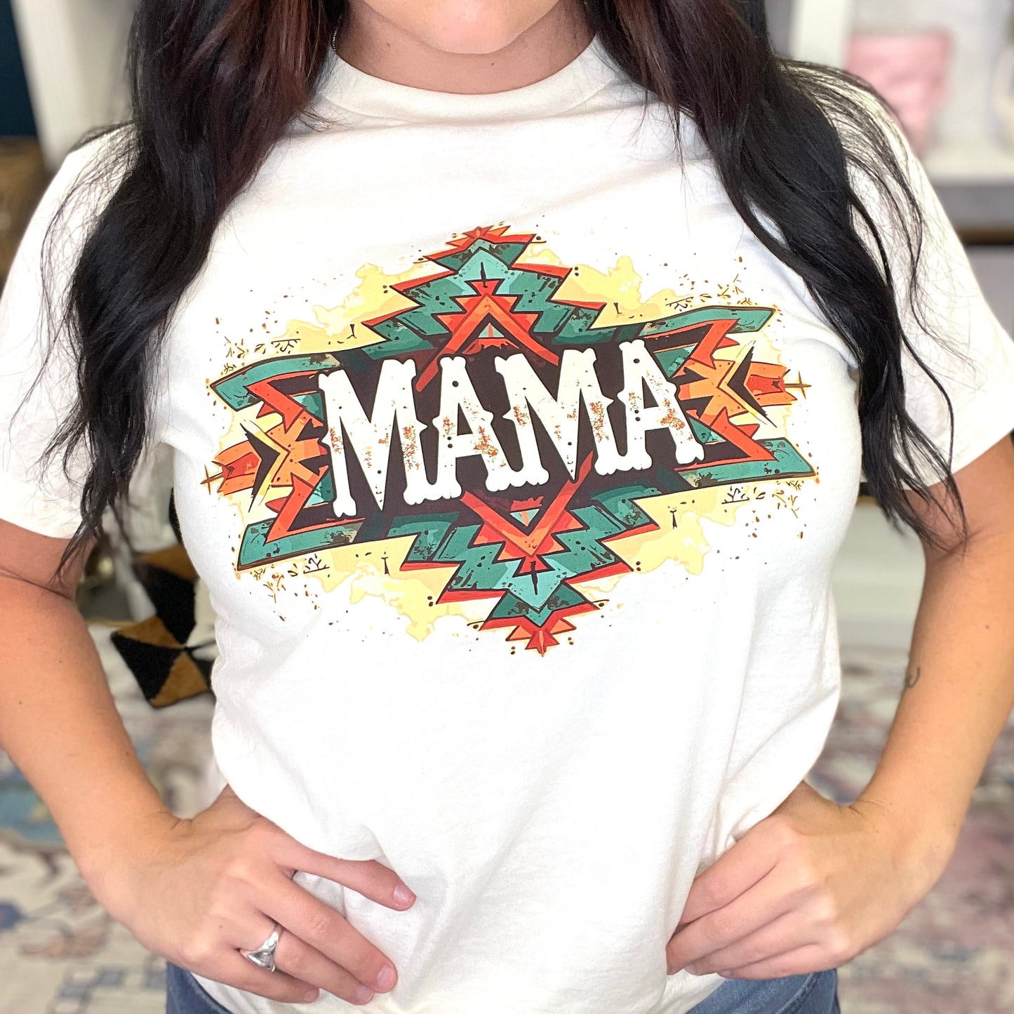 Western Aztec Mama Graphic Tee