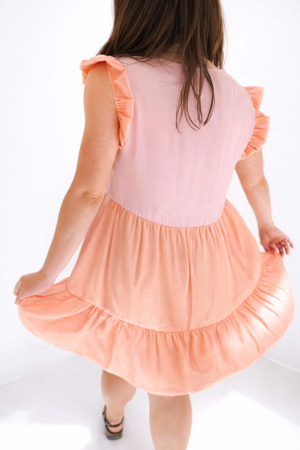 Chelsea Chambray Dress - Two Tone - Girl Code Couture