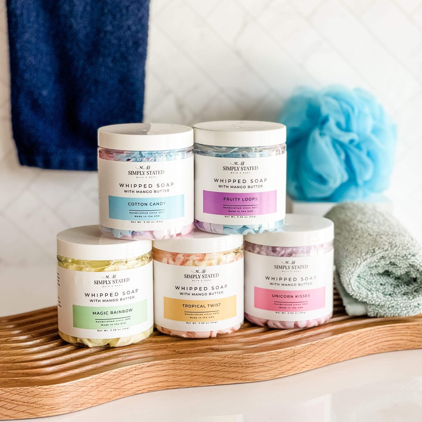 Cotton Candy Kids Whipped Soap