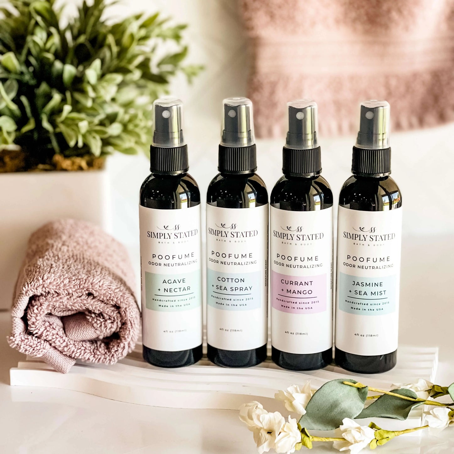 Agave + Nectar Poofume | Bathroom Odor Neutralizing Spray