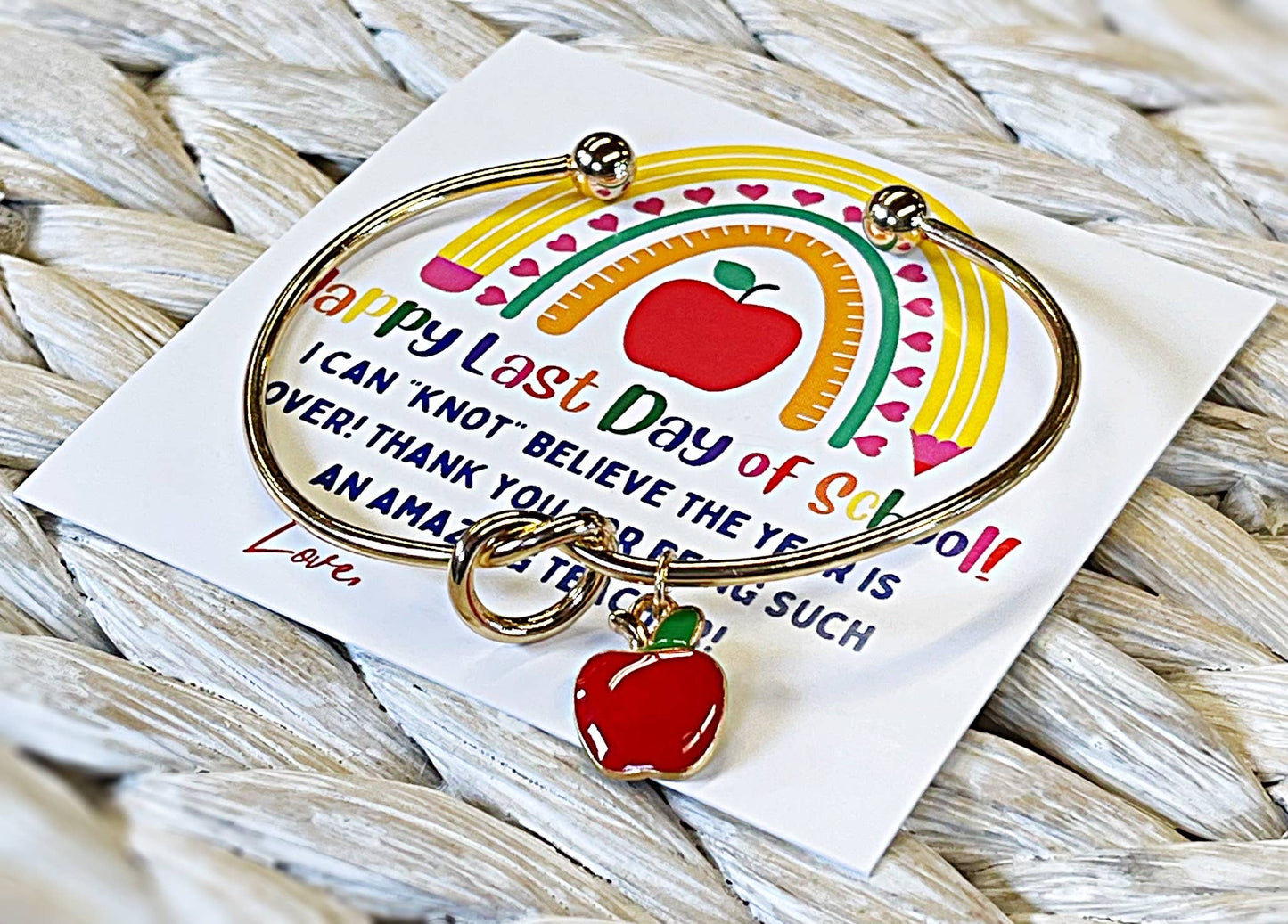 Knot Bracelet Teacher End of School Year Gift