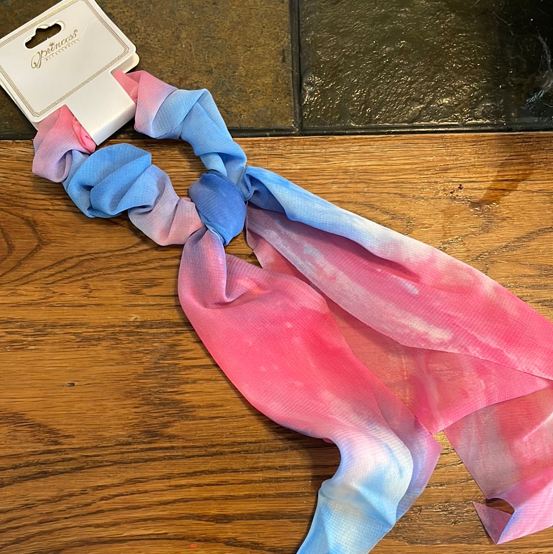 Tie dye hair scarf