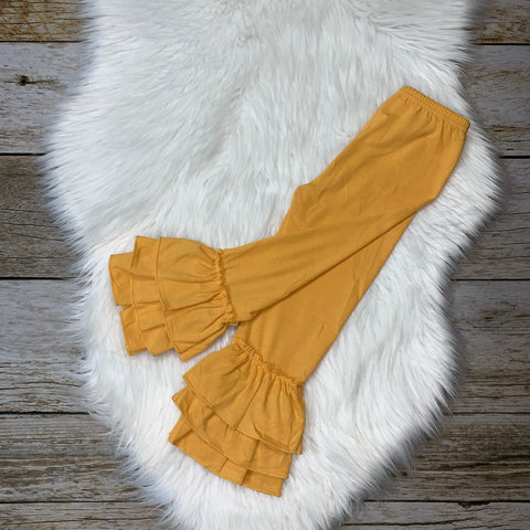 Knit Cotton Truffle Pants - Orange