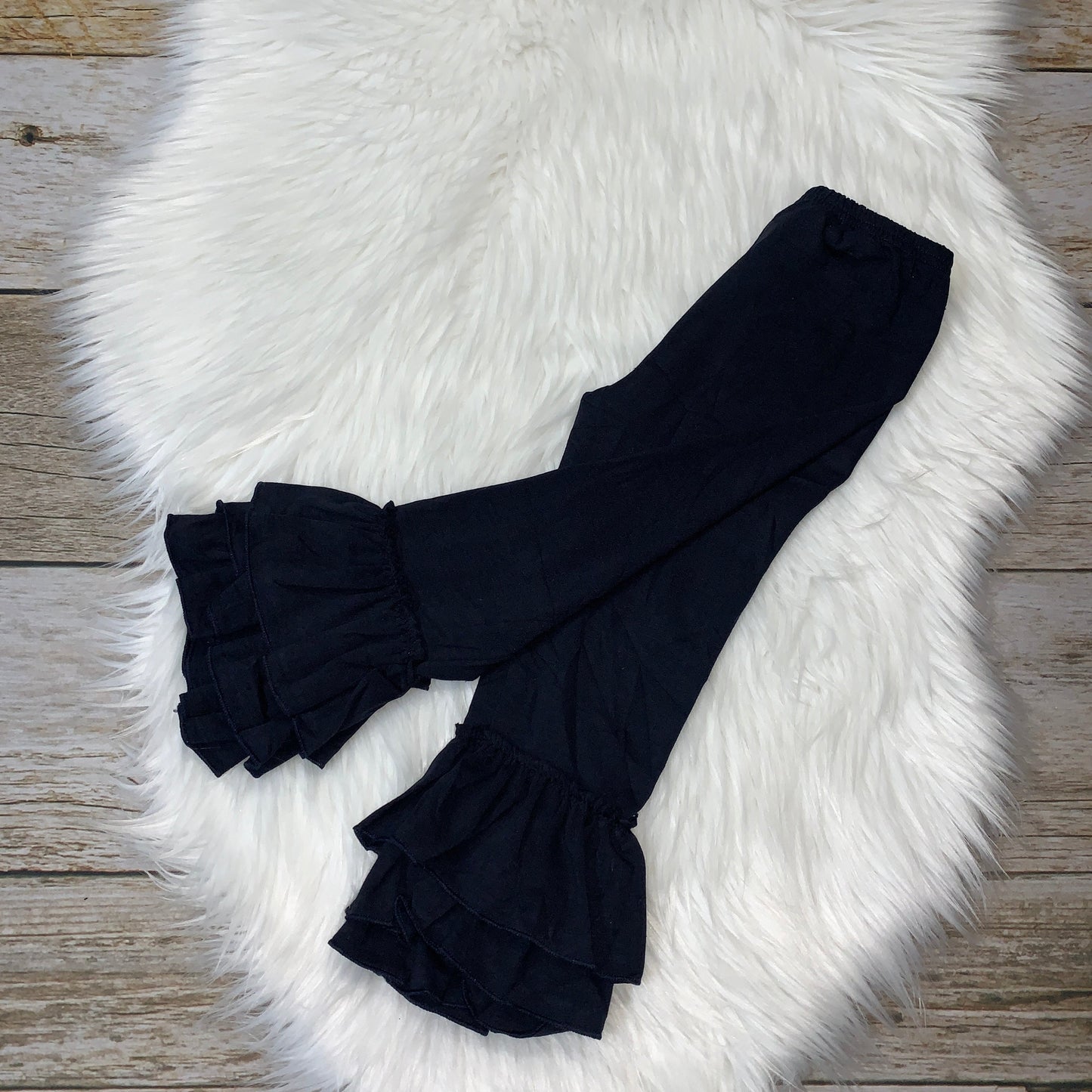 Knit Cotton Truffle Pants - Navy Blue
