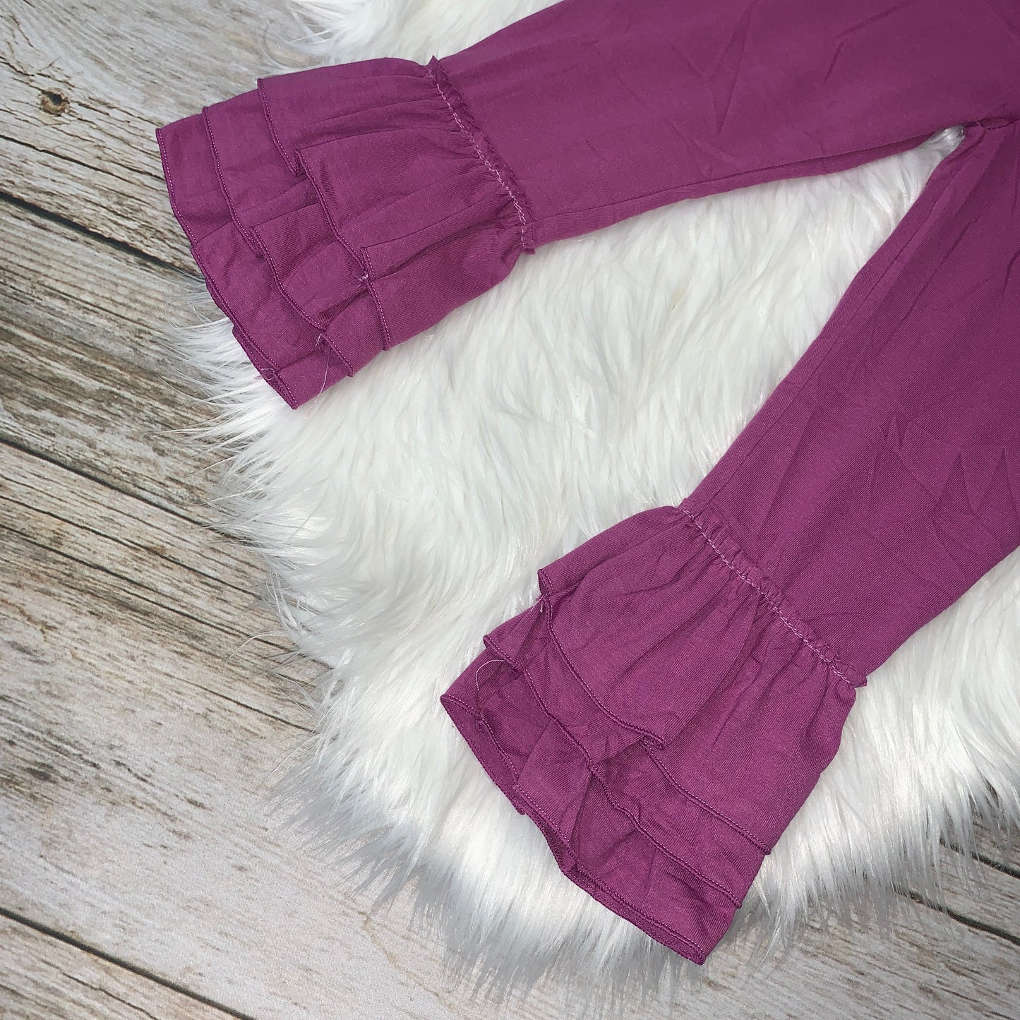 Knit Cotton Truffle Pants - Violet
