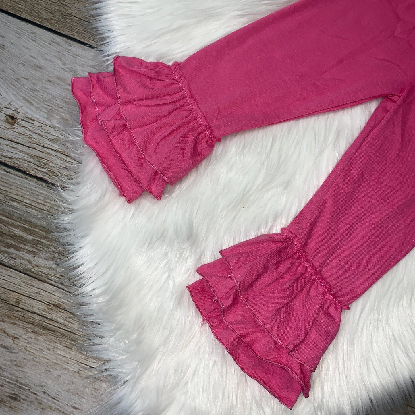 Knit Cotton Truffle Pants - Hot Pink