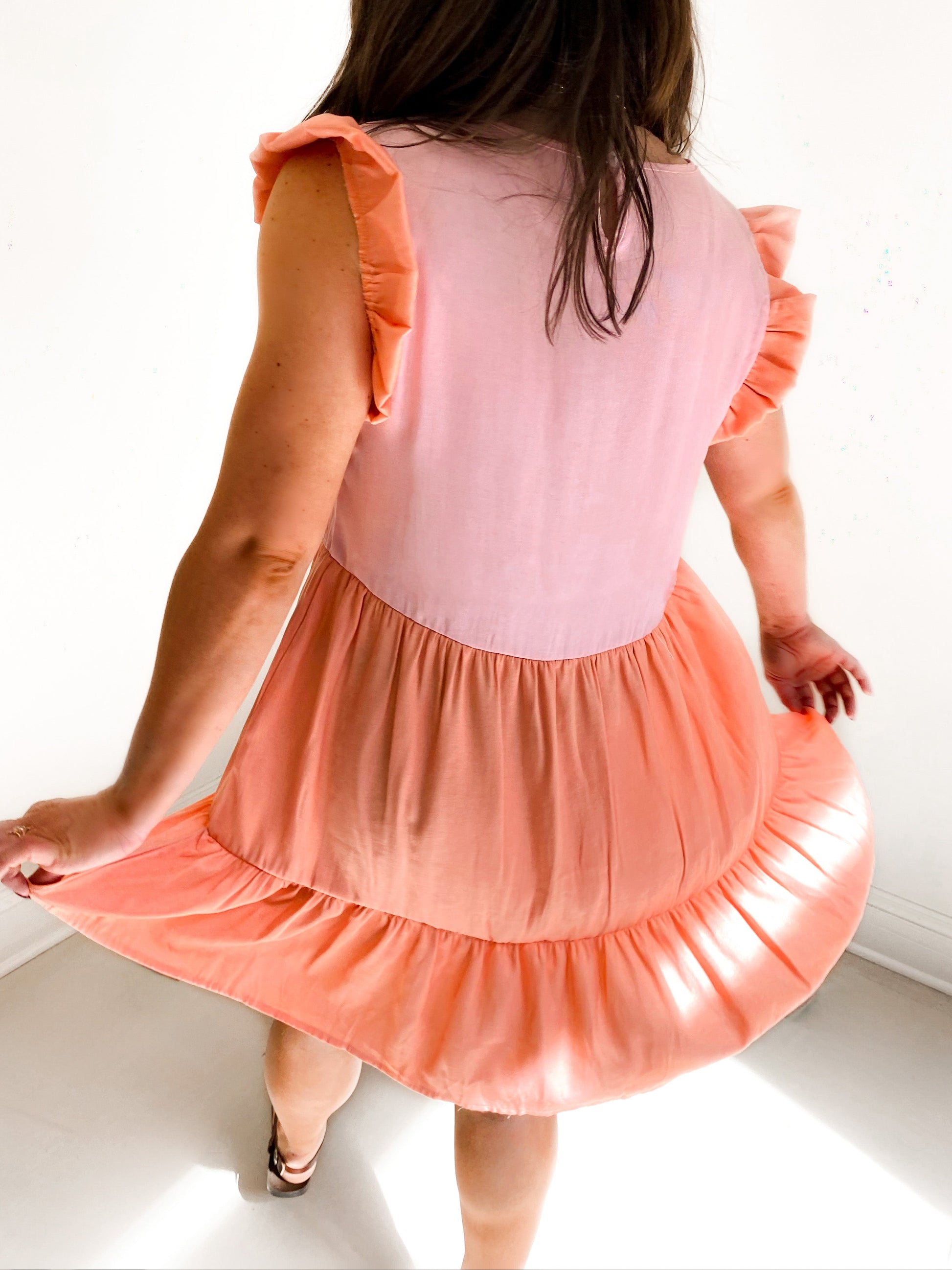 Chelsea Chambray Dress - Two Tone - Girl Code Couture