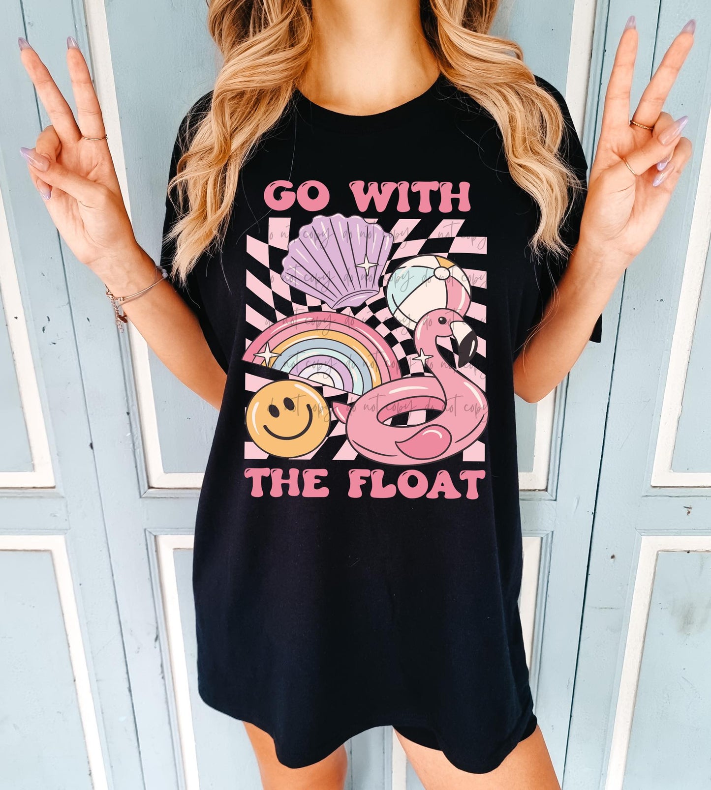 Go With The Float Oversized Tee