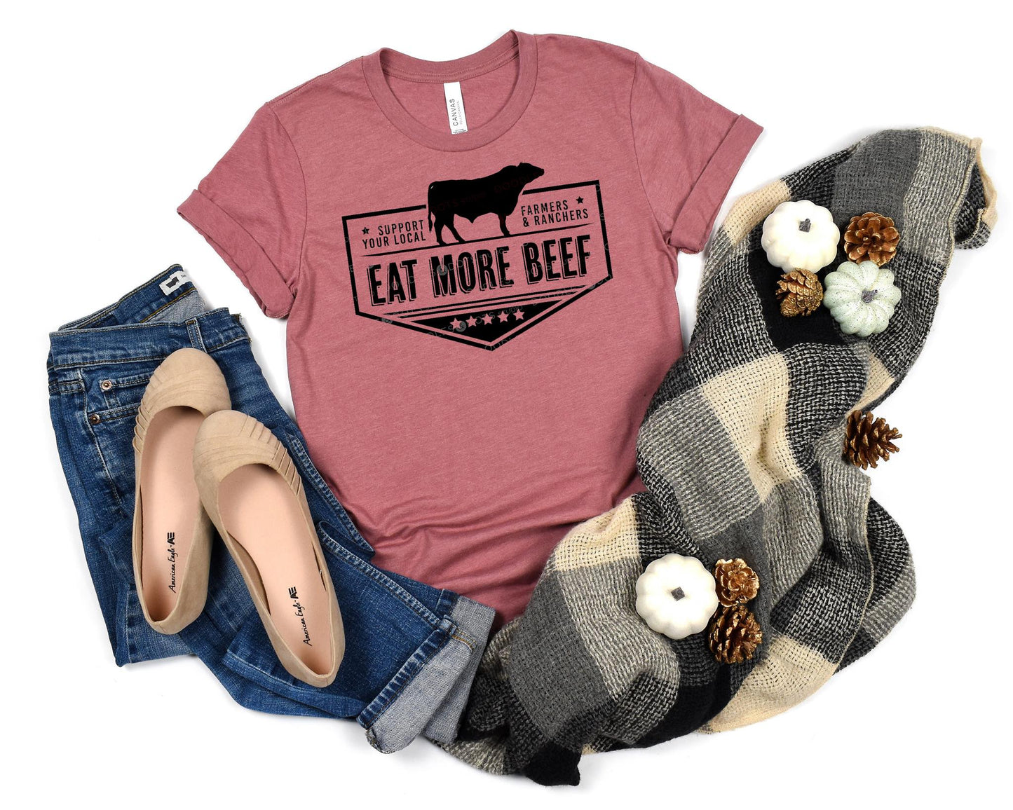 EAT MORE BEEF Graphic Tee