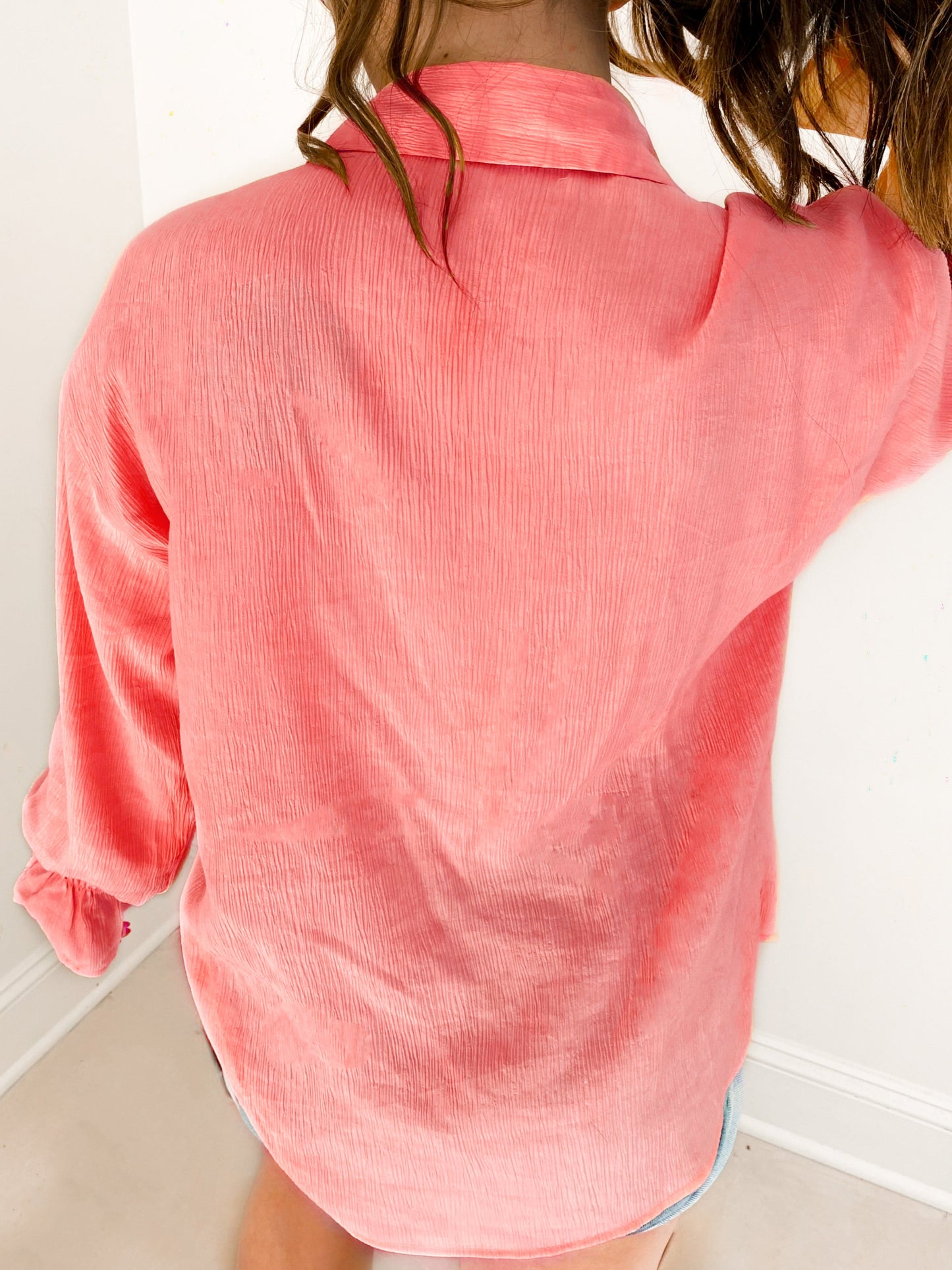 Georgia Guazy Bell Sleeve Blouse - Girl Code Couture