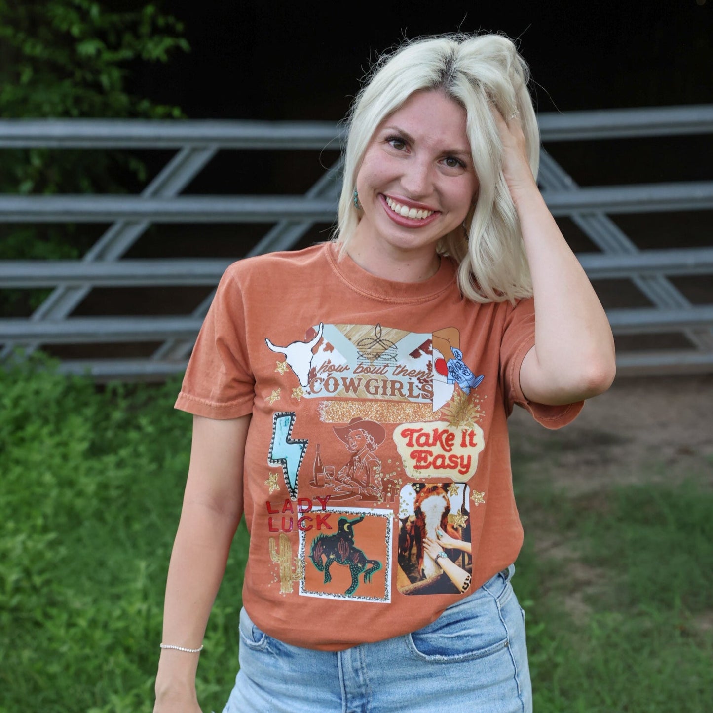 How Bout Them Cowgirls Graphic Tee