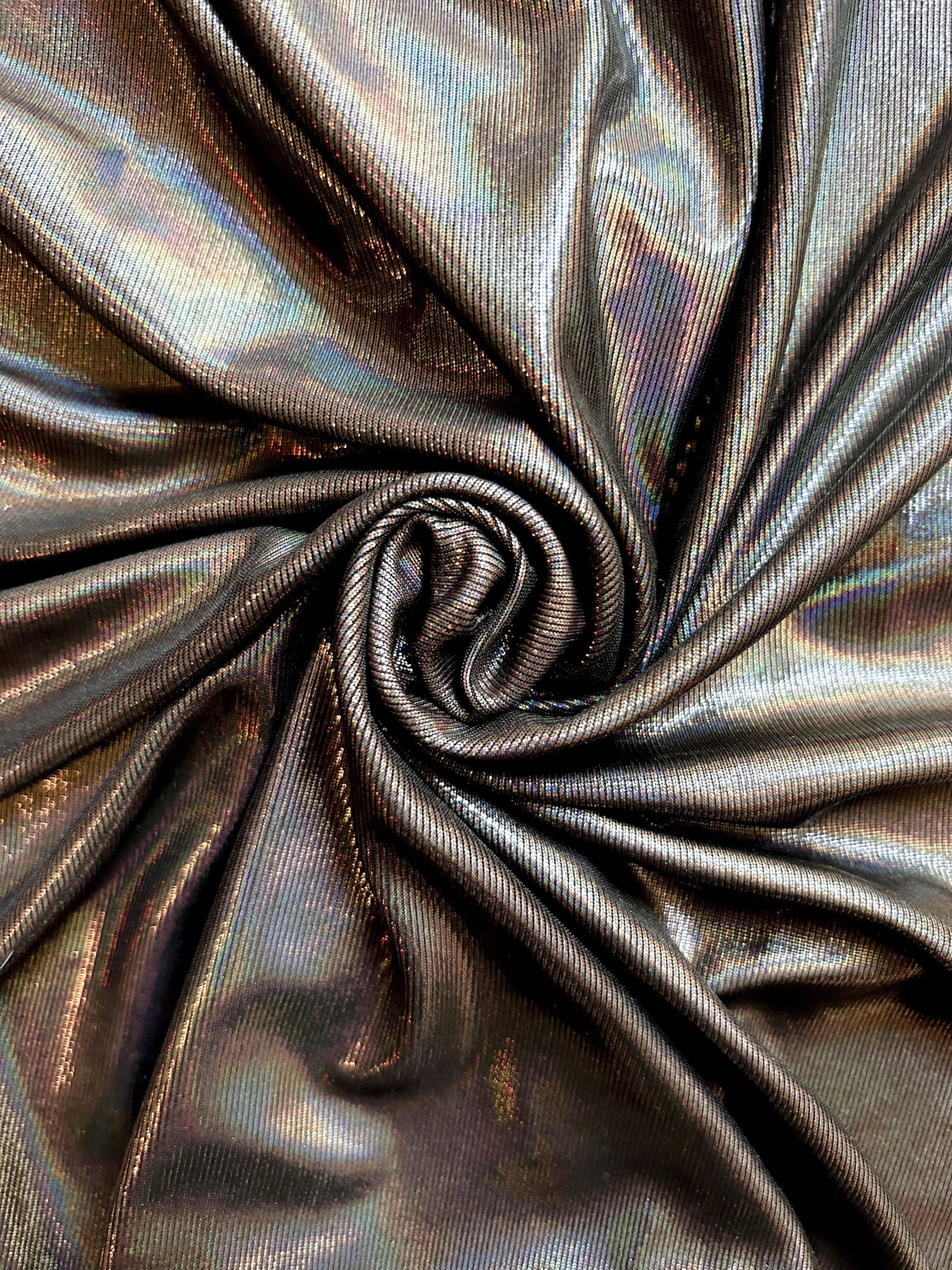 Halo Holographic Button - Up Blouse - Girl Code Couture