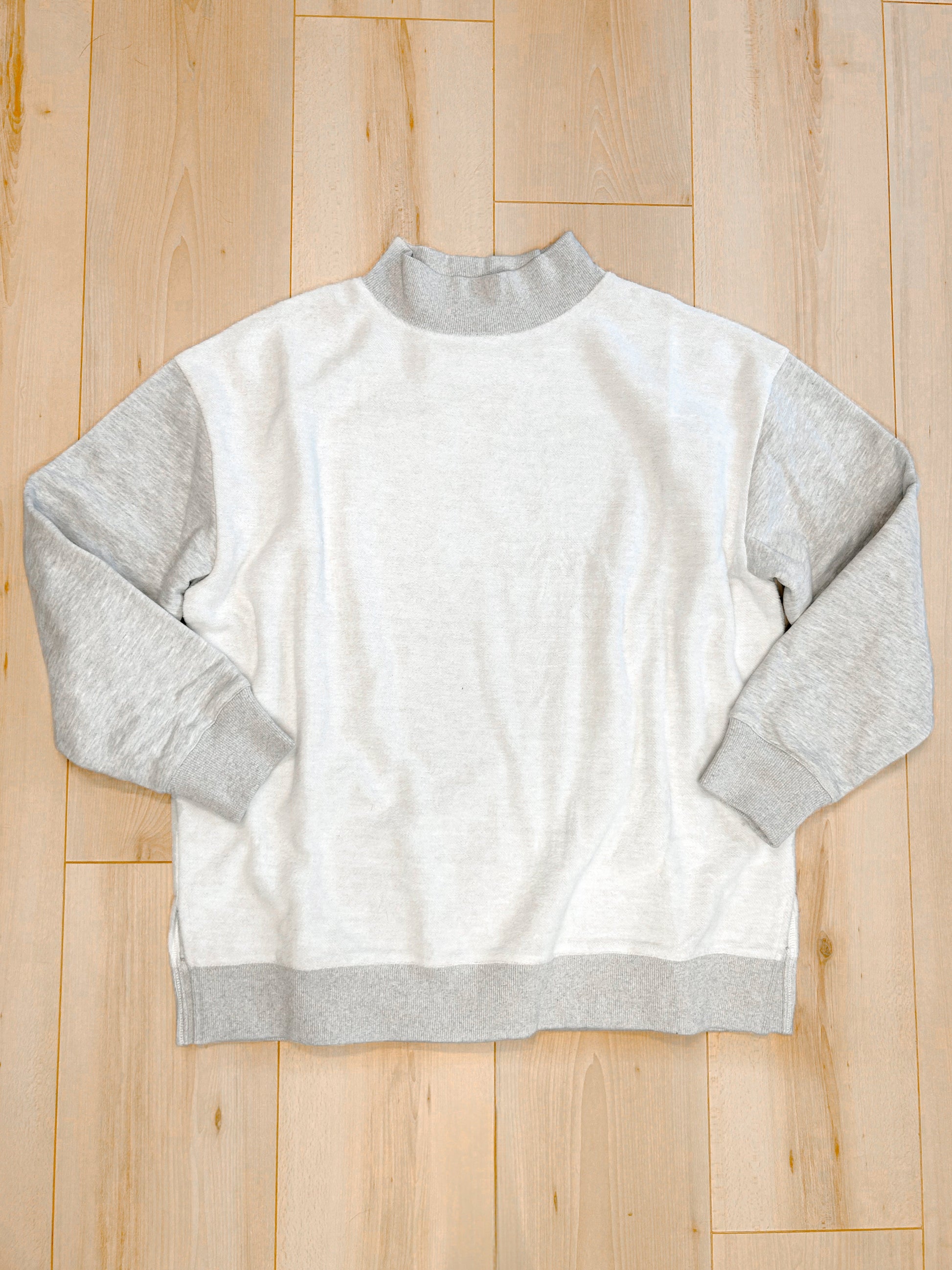 PREORDER Oversized Inside Out and Reversible Mockneck Sweatshirt - Girl Code Couture