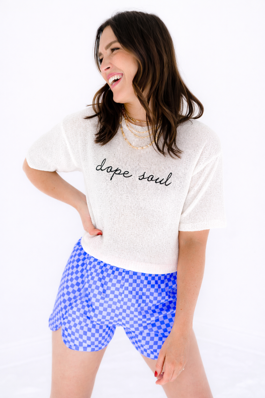 Cheyenne Athleisure Checkered Shorts - Girl Code Couture