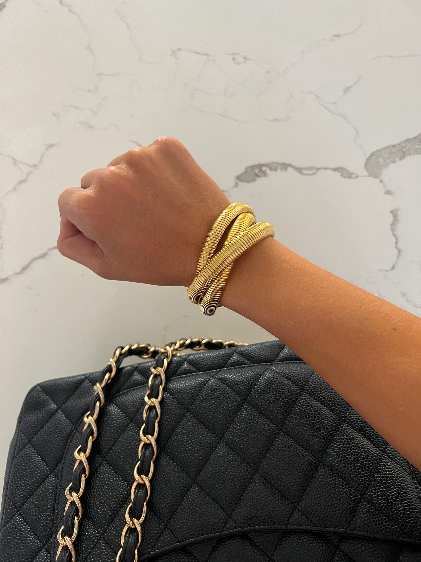 TRIPLE GOLD EMMA BRACELET