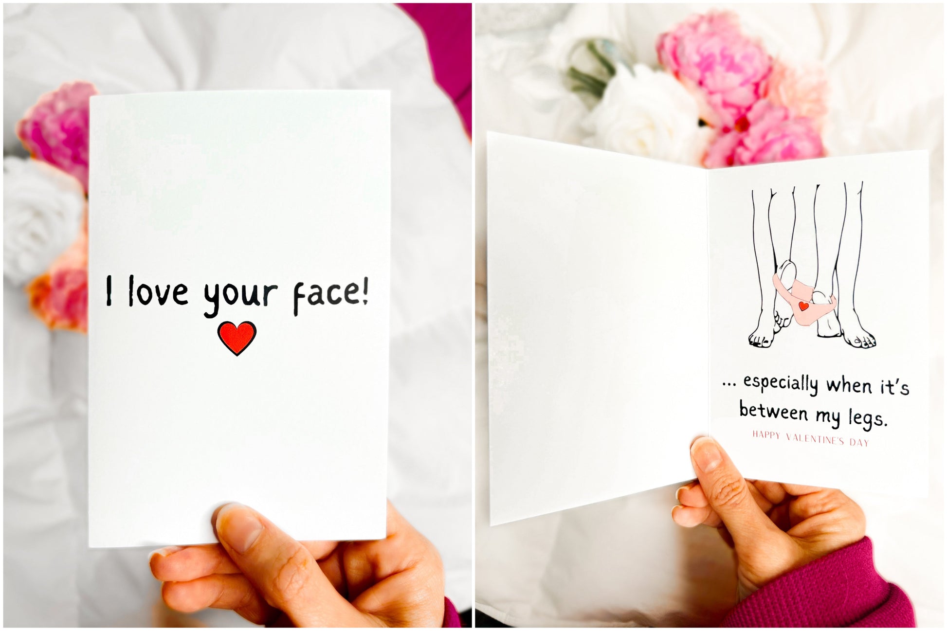 Cheeky Valentine’s Day Greeting Cards - Girl Code Couture