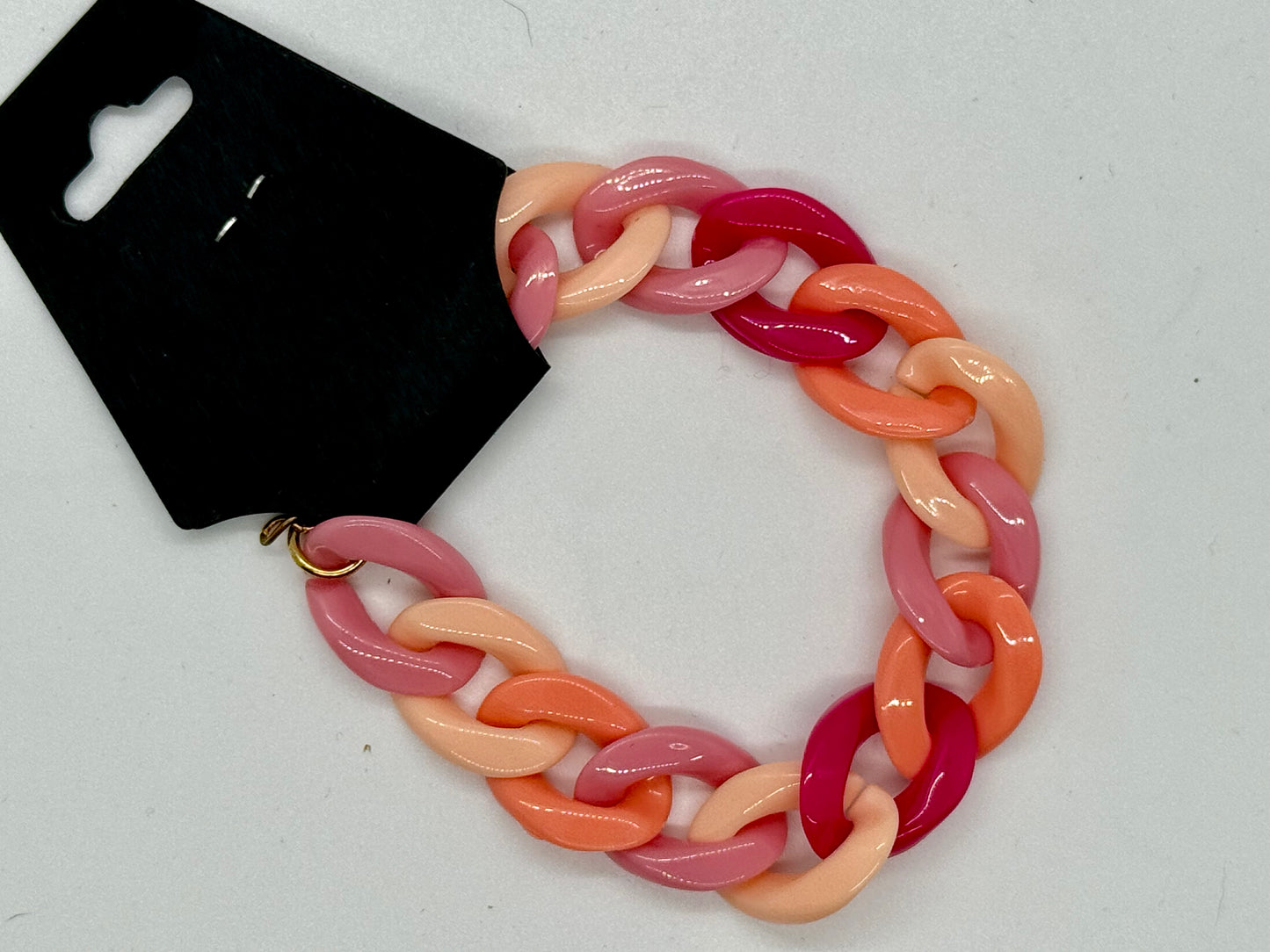 Color Pop Chunky Chain Bracelets