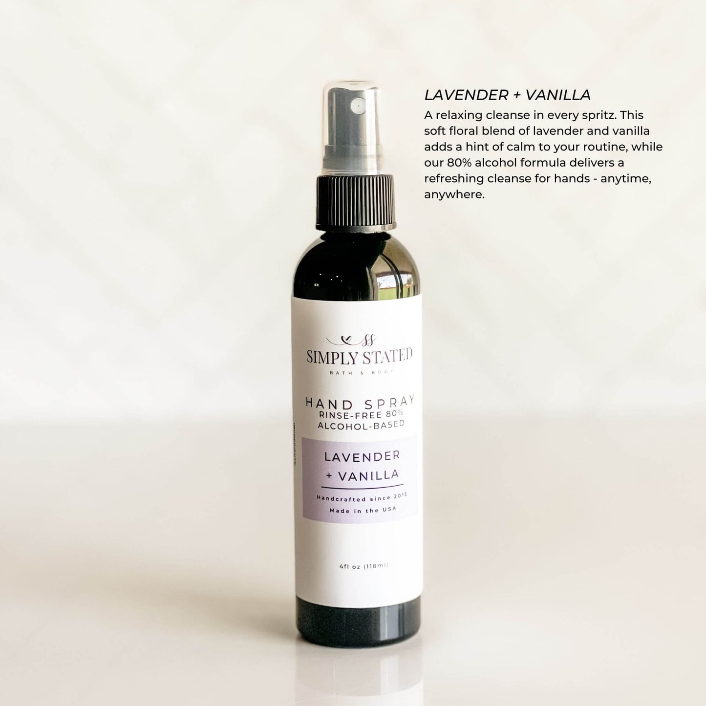 Hand Spray (80% Alcohol-Based, Rinse-Free)