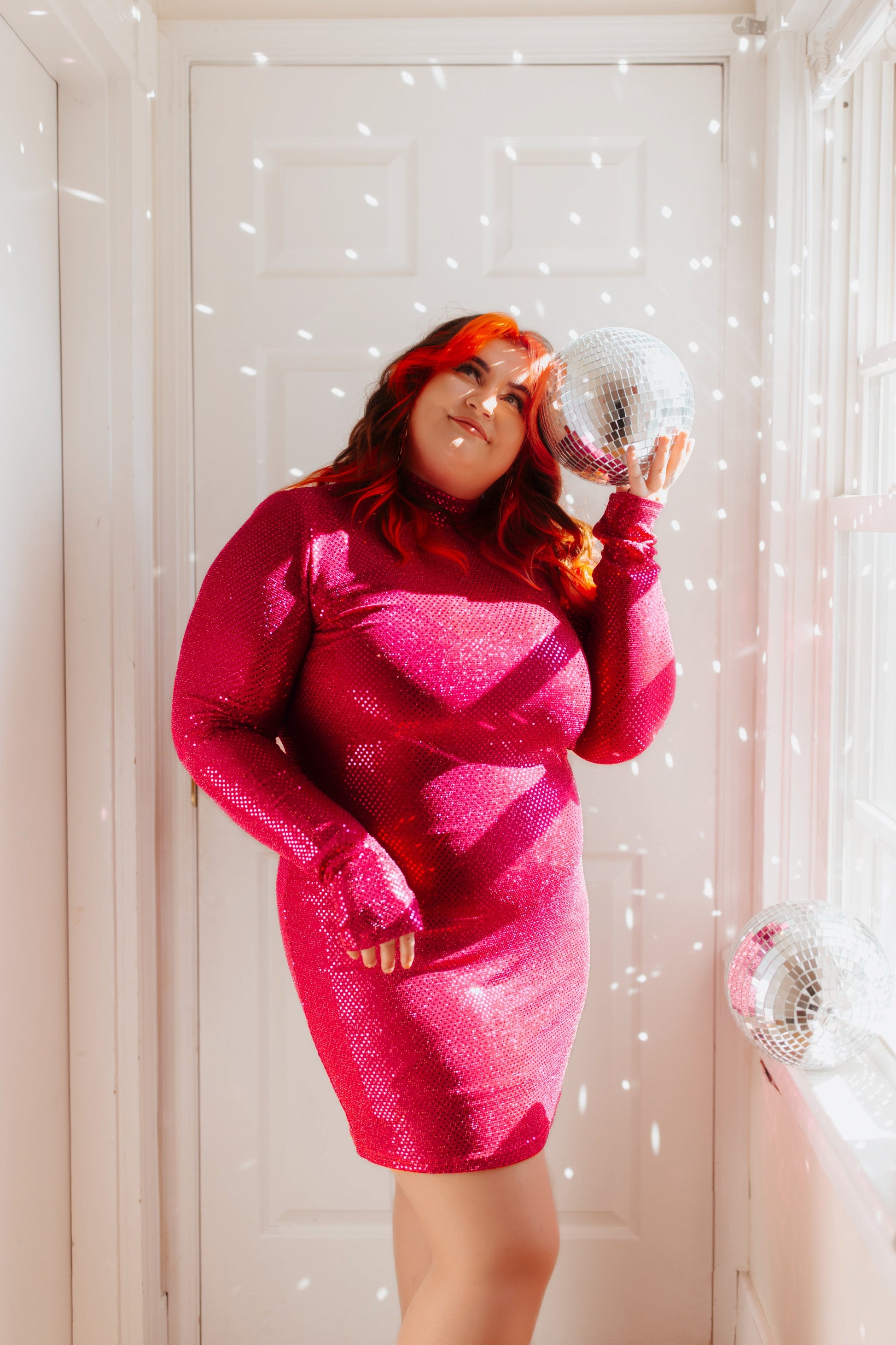 Tinslee Twinkle Thumbhole Dress - Girl Code Couture