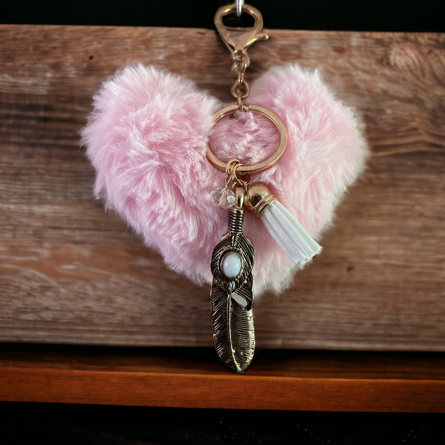 Pink Lady Keychain
