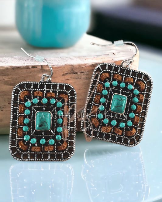Desert Mesa Statement Earrings