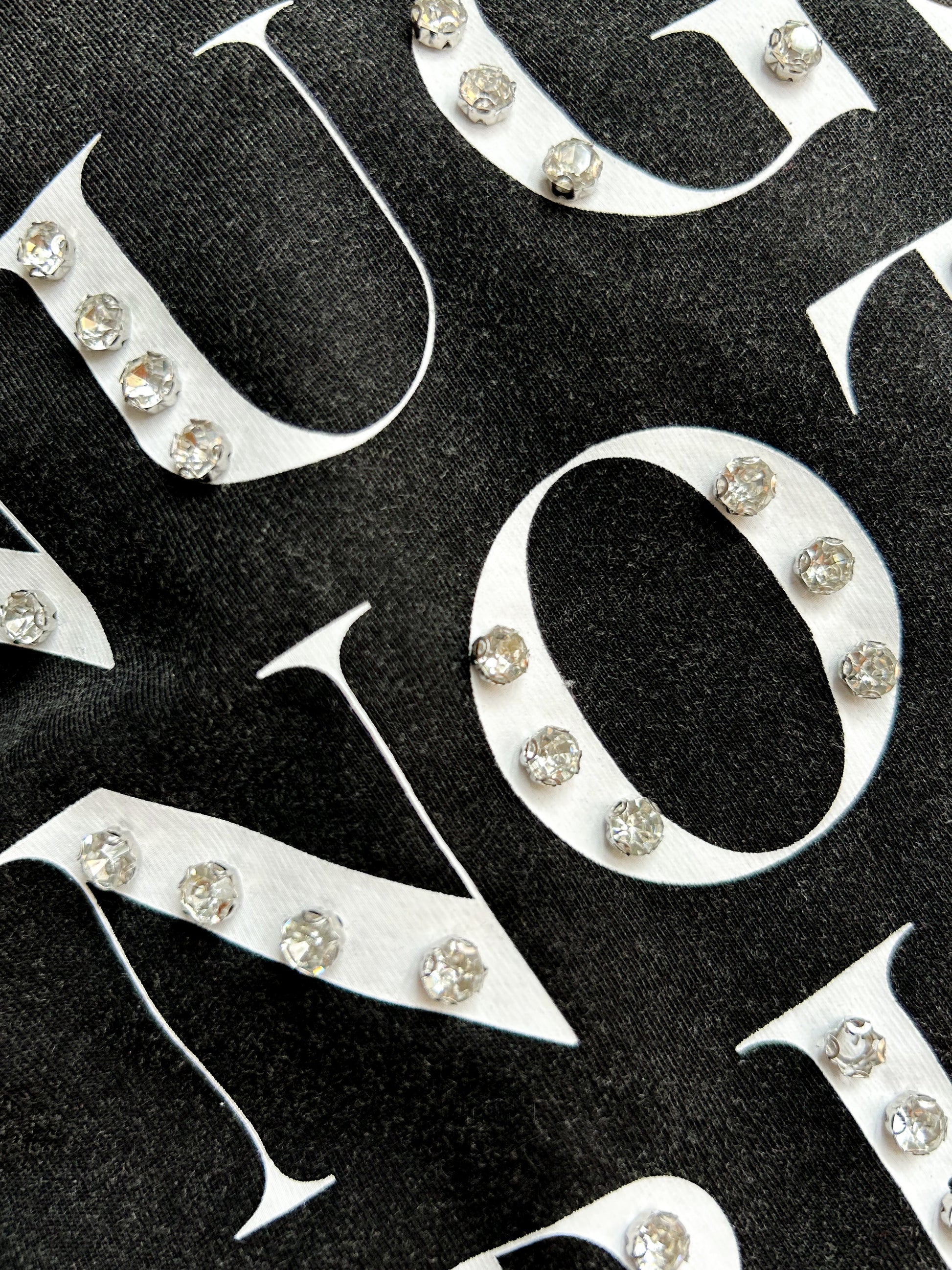 “Nugs Not Drugs” Graphic & Studded Washed Tee - Girl Code Couture