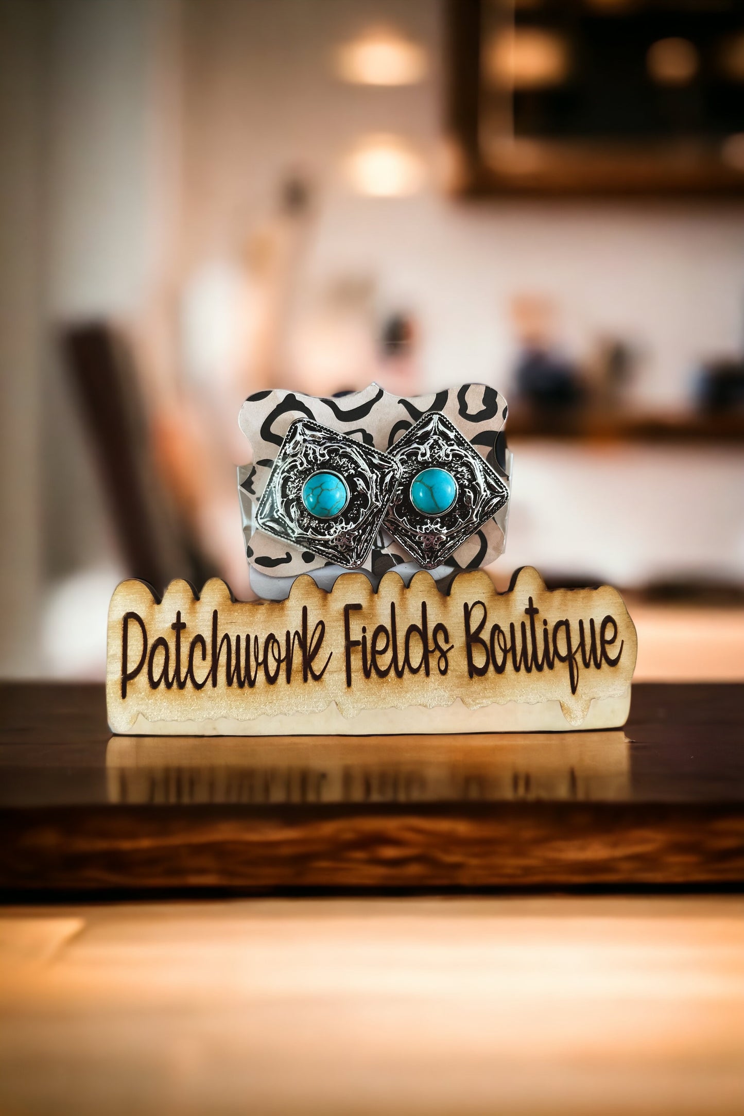 Vintage Turquoise Stud Earrings