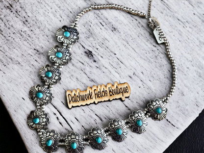 Concho Layered Necklace
