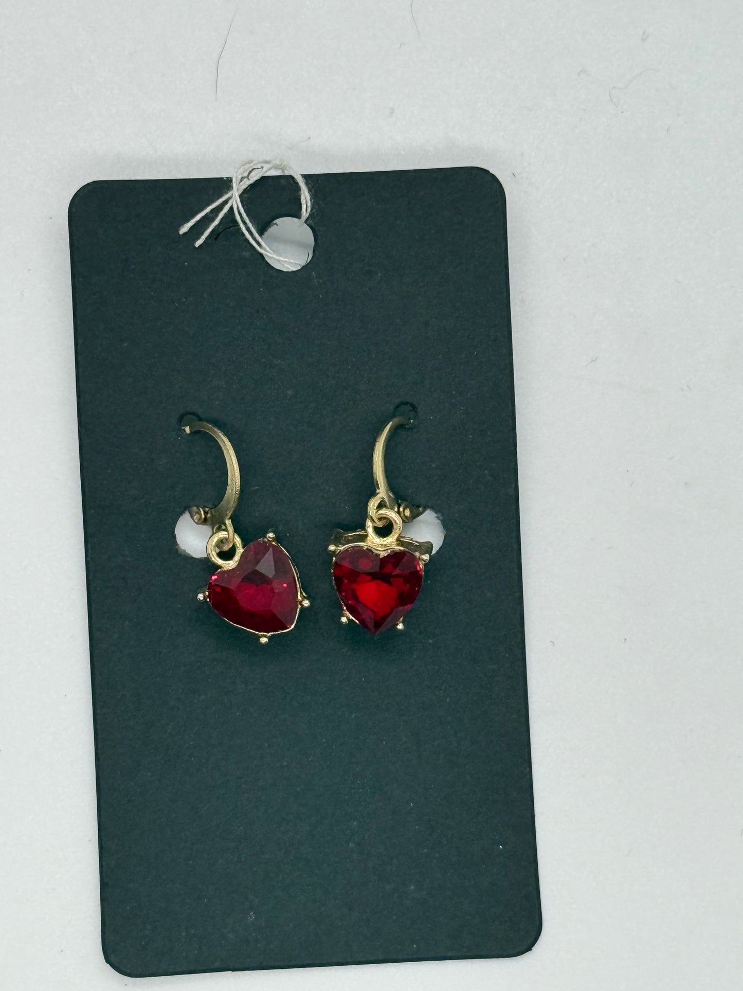 Sweetheart Charm Drop Earrings