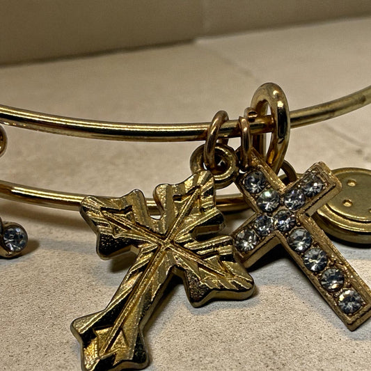 Faith & Sparkle Charm Bracelet Set