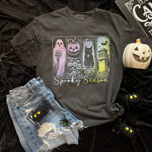Pastel Spooky Season Soft Graphic Tee