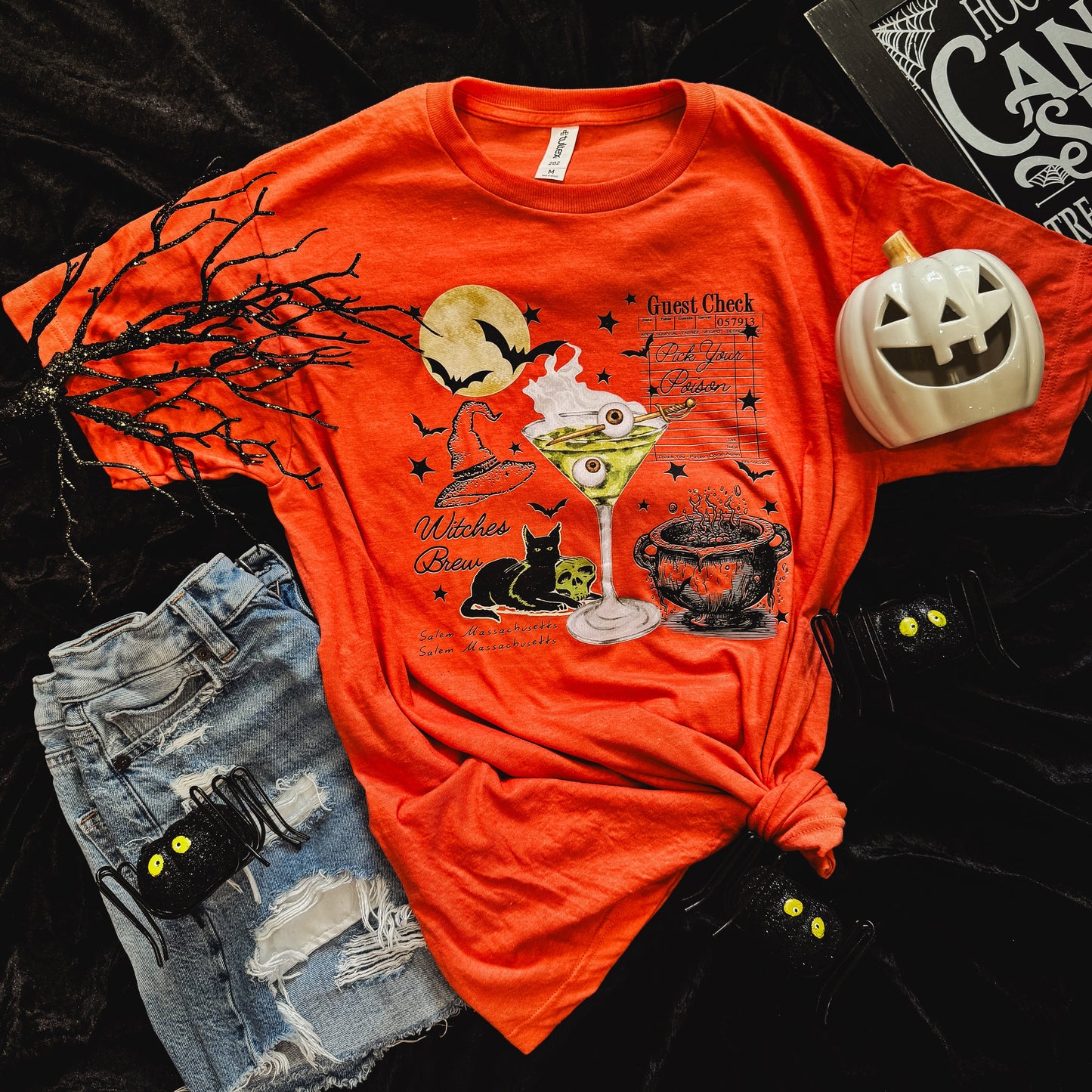 Witches Brew Menu Soft Graphic Tee