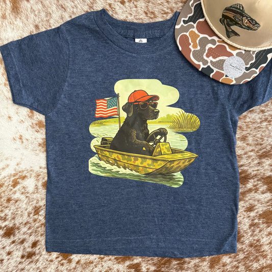Patriotic Hunting Dog  Graphic Tee