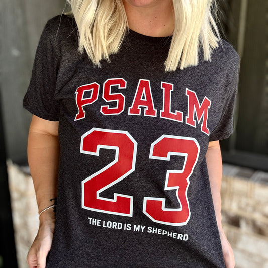 Psalm: 23 Red Graphic Tee
