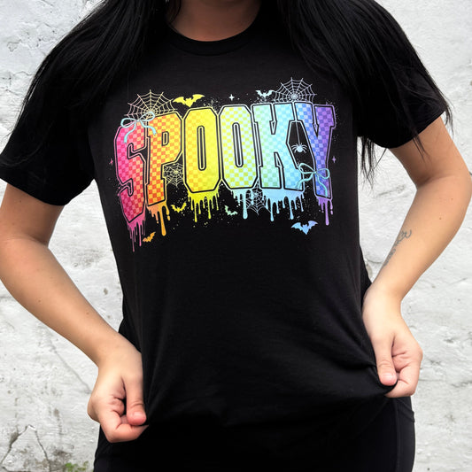 Neon Spooky Graphic Tee