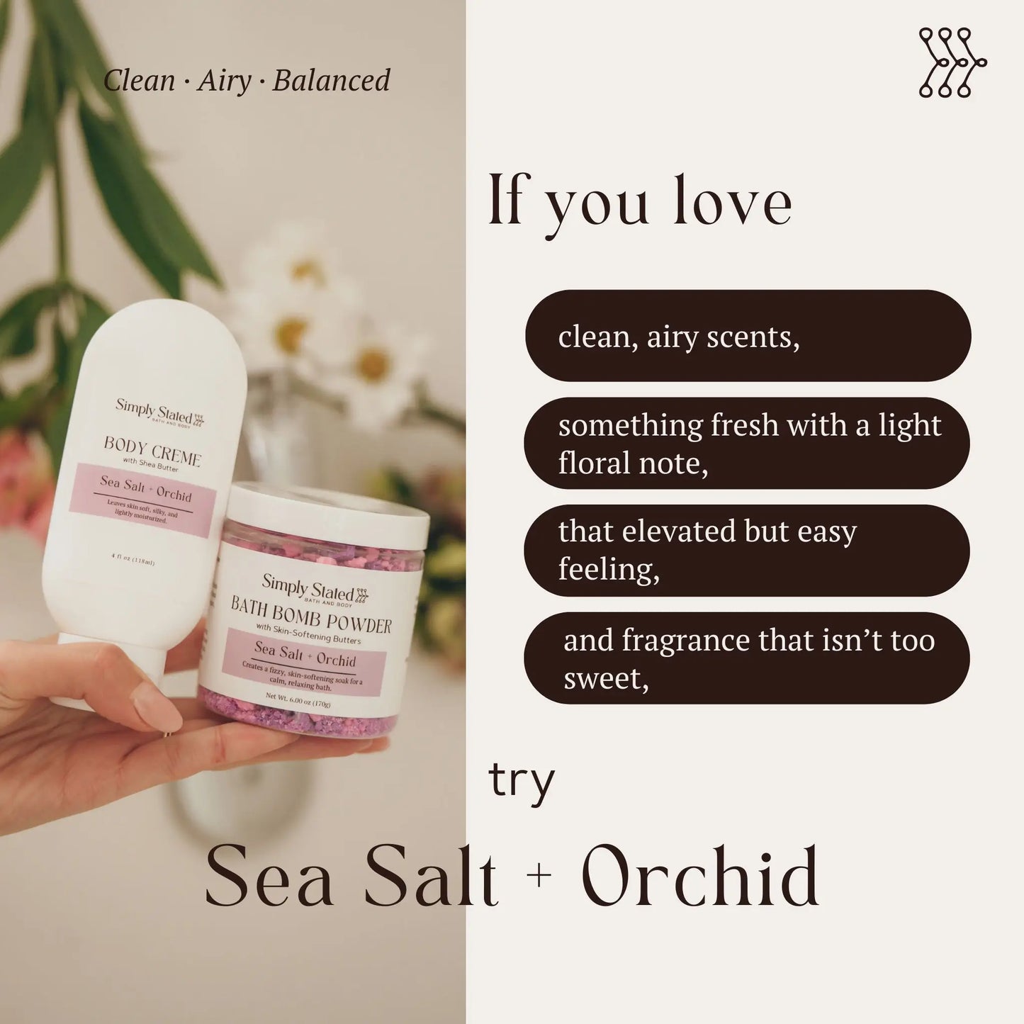Sea Salt + Orchid Whipped Soap