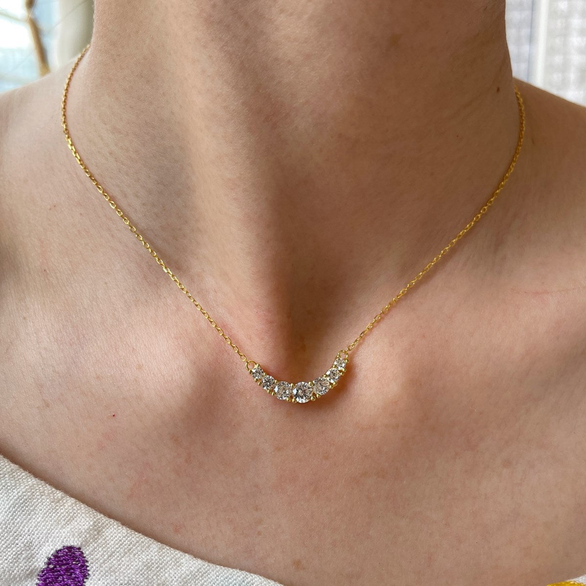 Leia Necklace in Gold