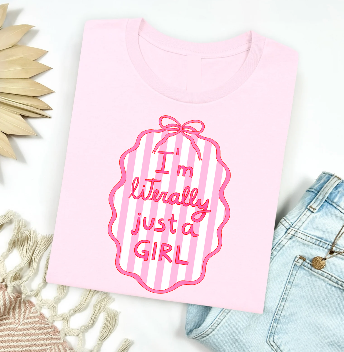 Just a Girl Graphic Tee