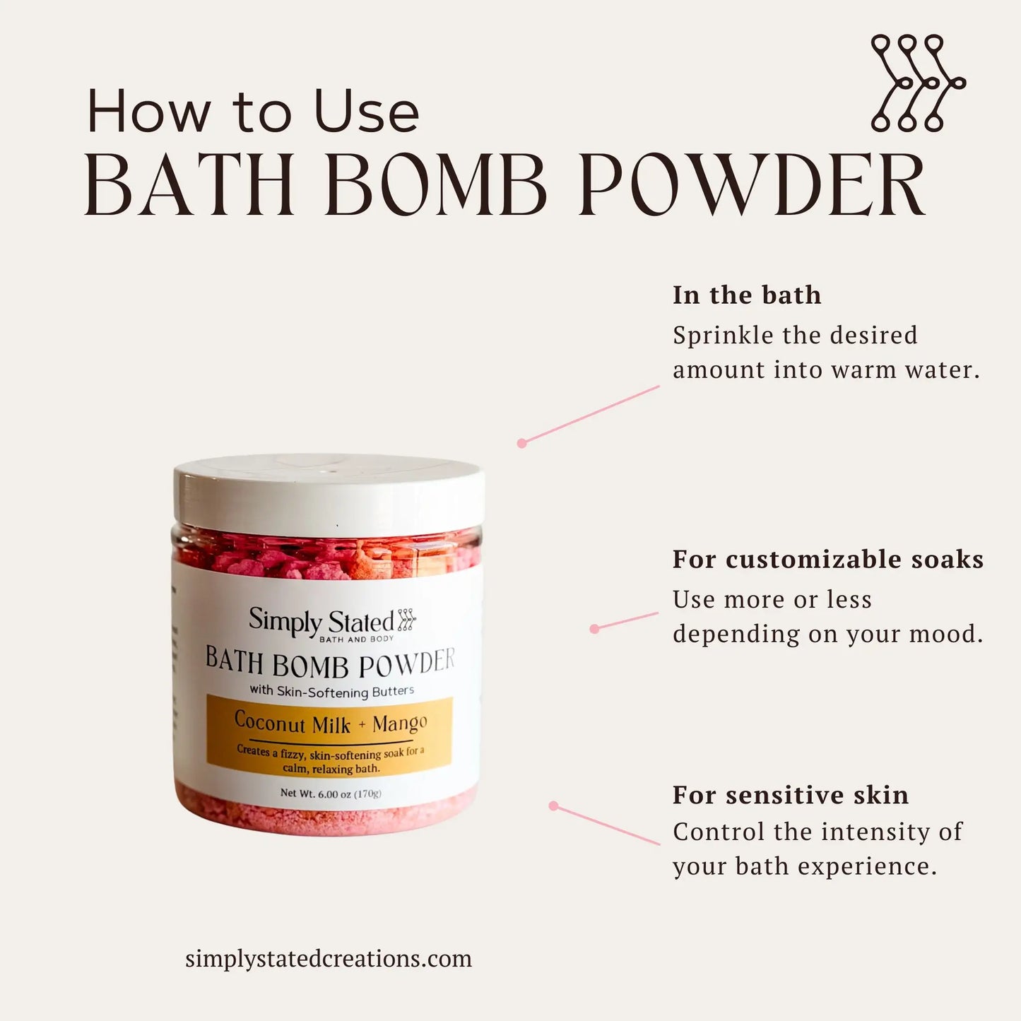 Coconut Milk + Mango Bath Bomb Powder