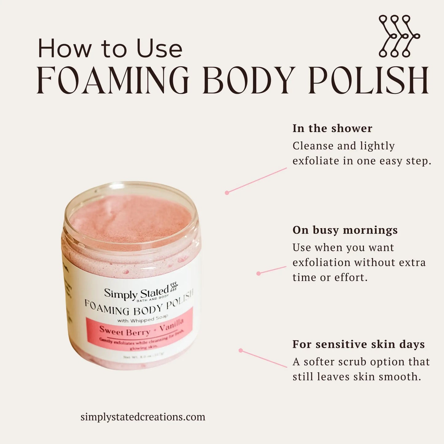 Warm Vanilla + Sugar Foaming Body Polish
