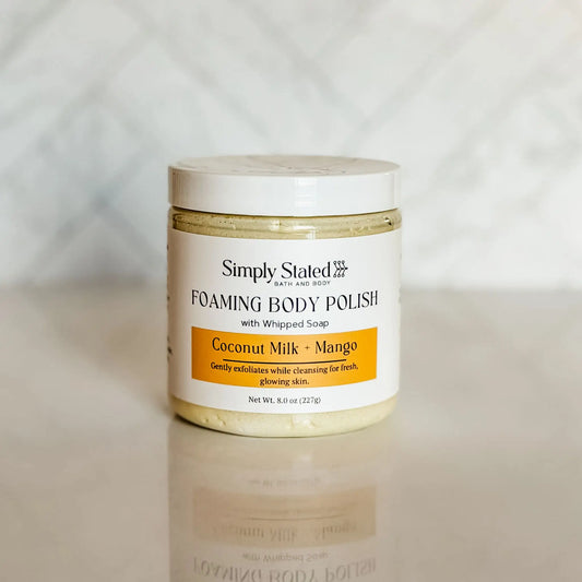 Coconut Milk + Mango Foaming Body Polish