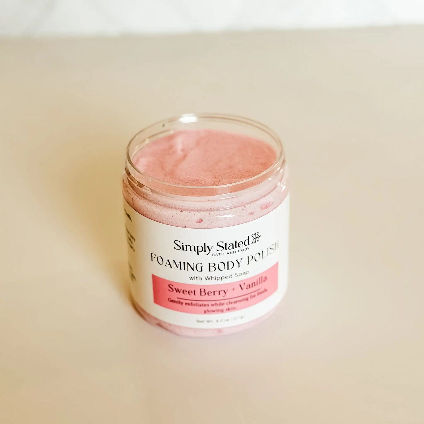 Sweet Berry + Vanilla Foaming Body Polish