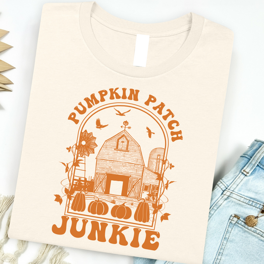 Pumpkin Patch Junkie Graphic Tee $8 Deal