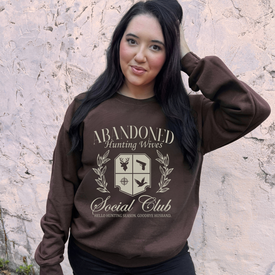 Hunting Wife Social Club Graphic Crewneck