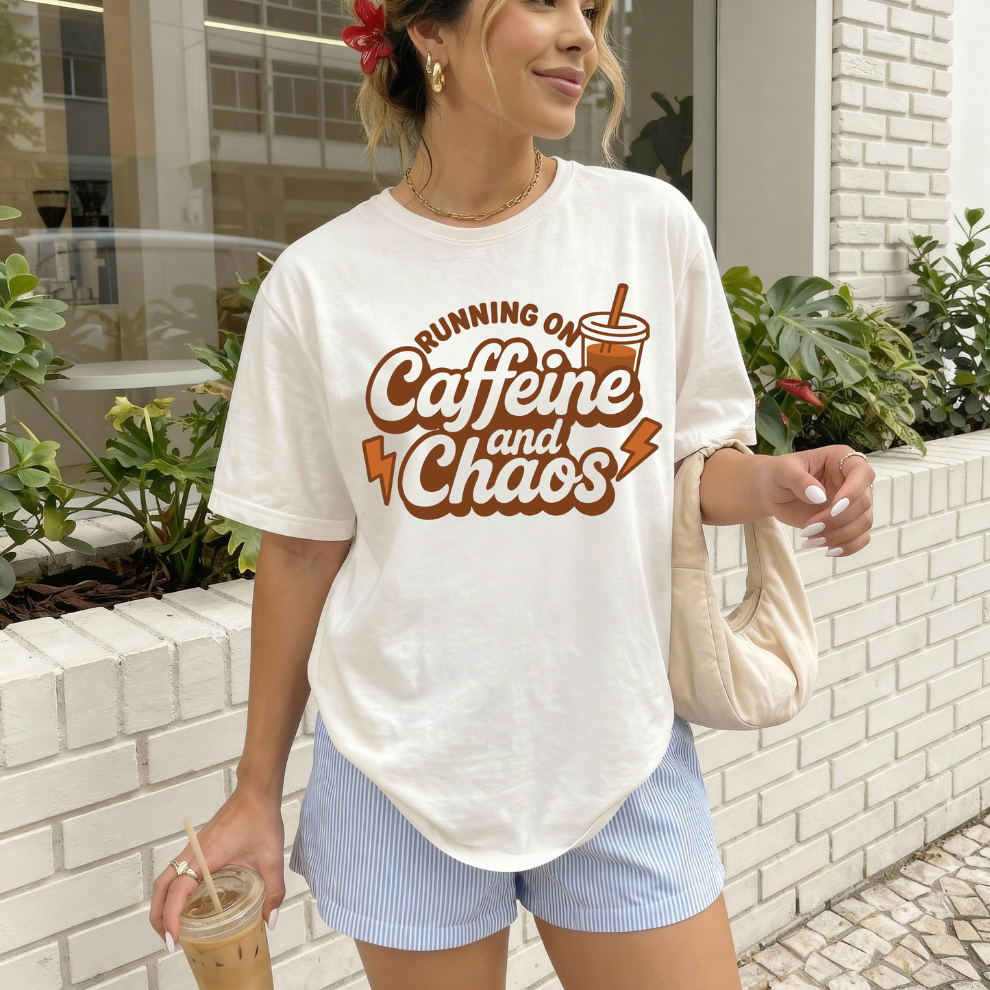 Caffeine and Chaos Tee #26149
