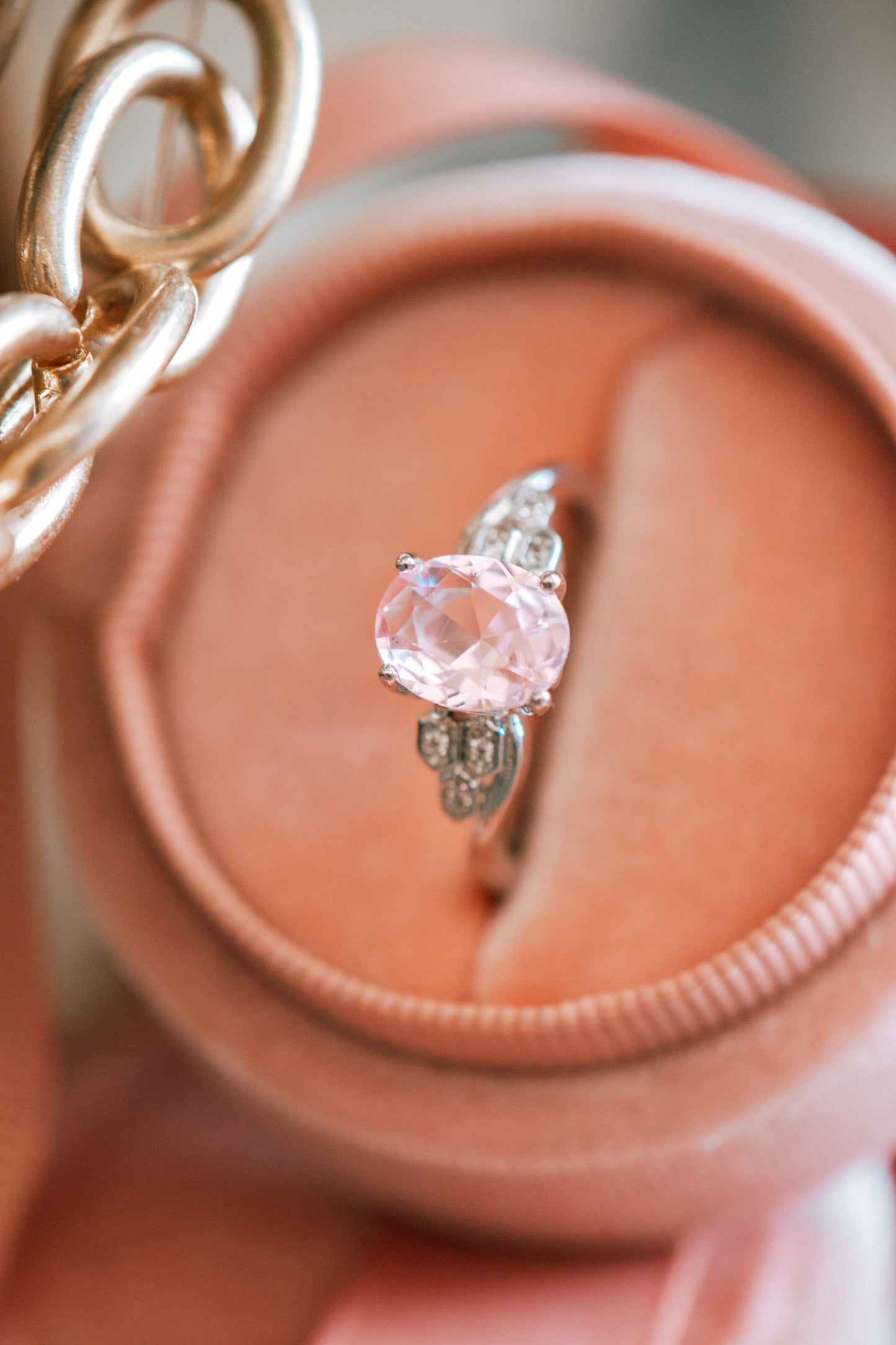 Yule Pink Gemstone Sterling Silver Ring